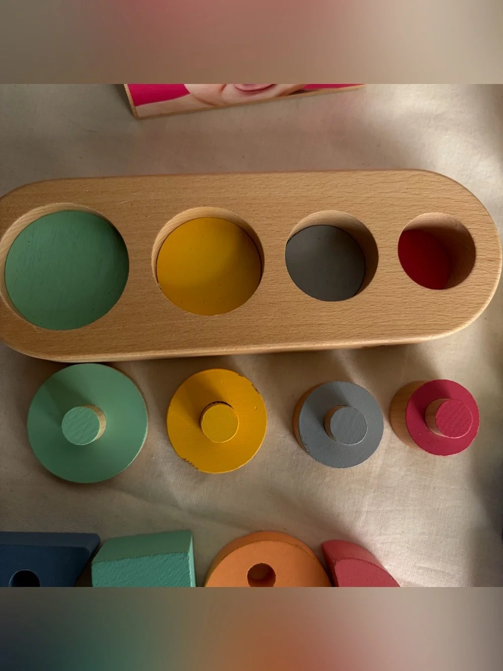 KiwiCo Panda Crate Wooden Early Learning Montessori 4 Toy Bundle